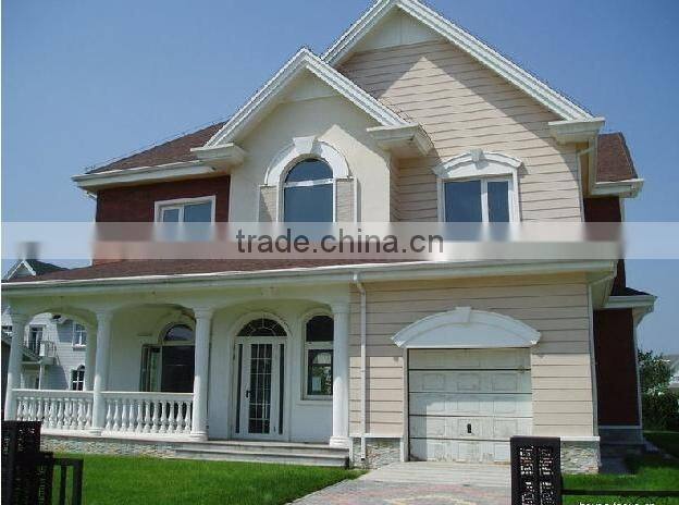 Prefabricated Steel Structure Villa with pitched roof and long life time