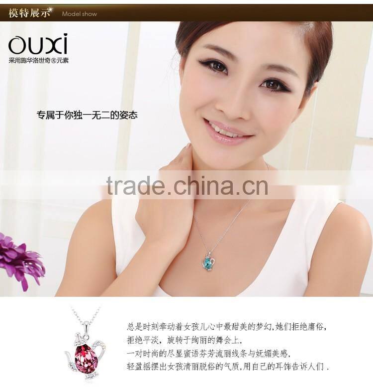 2014 Summer fashionable necklace crystal made with crystal 10682