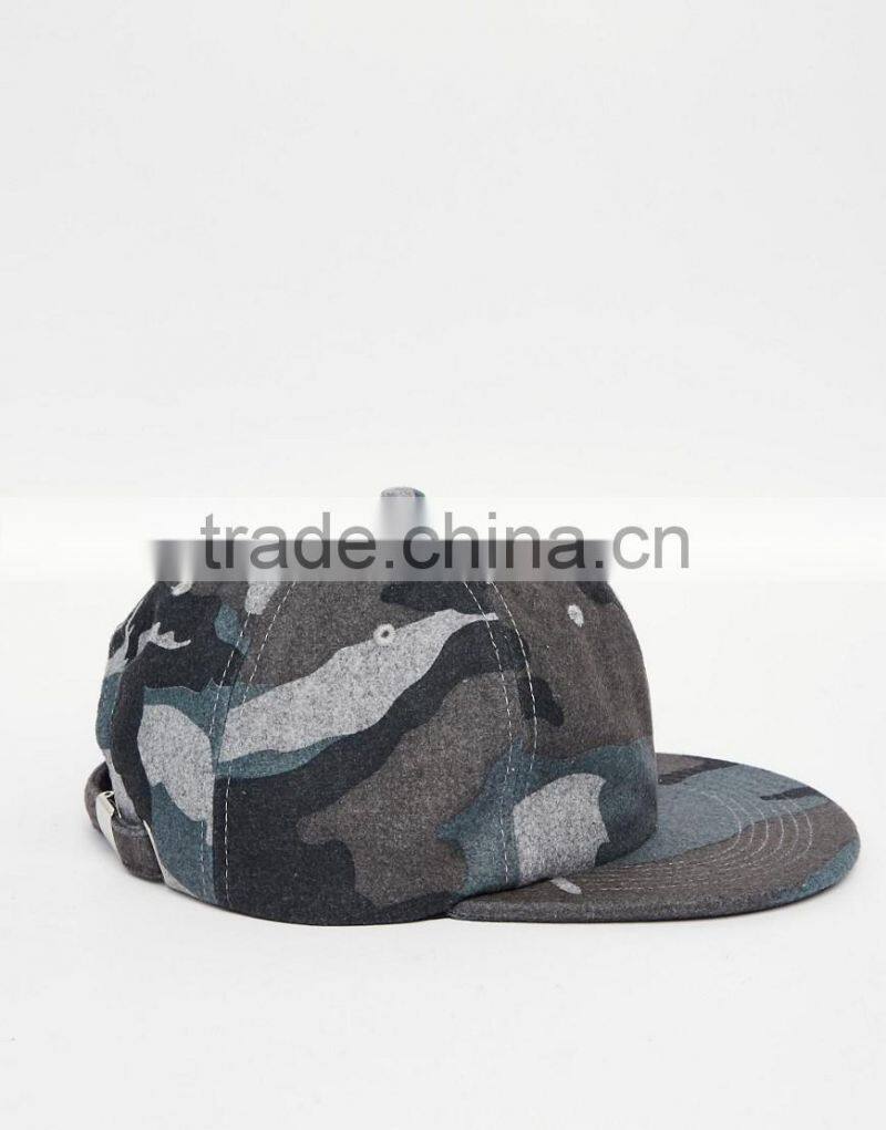Daijun New Design OEM Hot Sale 100%Cotton Metal Buckle Multi Men Custom Camouflage Cap