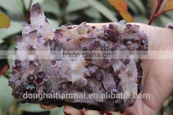Wholesale Exquisite Quartz Amethyst Crystal Cluster / Amethyst Crystal Cluster