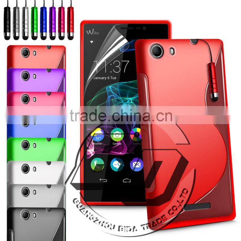 Ultra High Quality S Line soft TPU case for Wiko Ridge Fab 4G TPU case Factory price