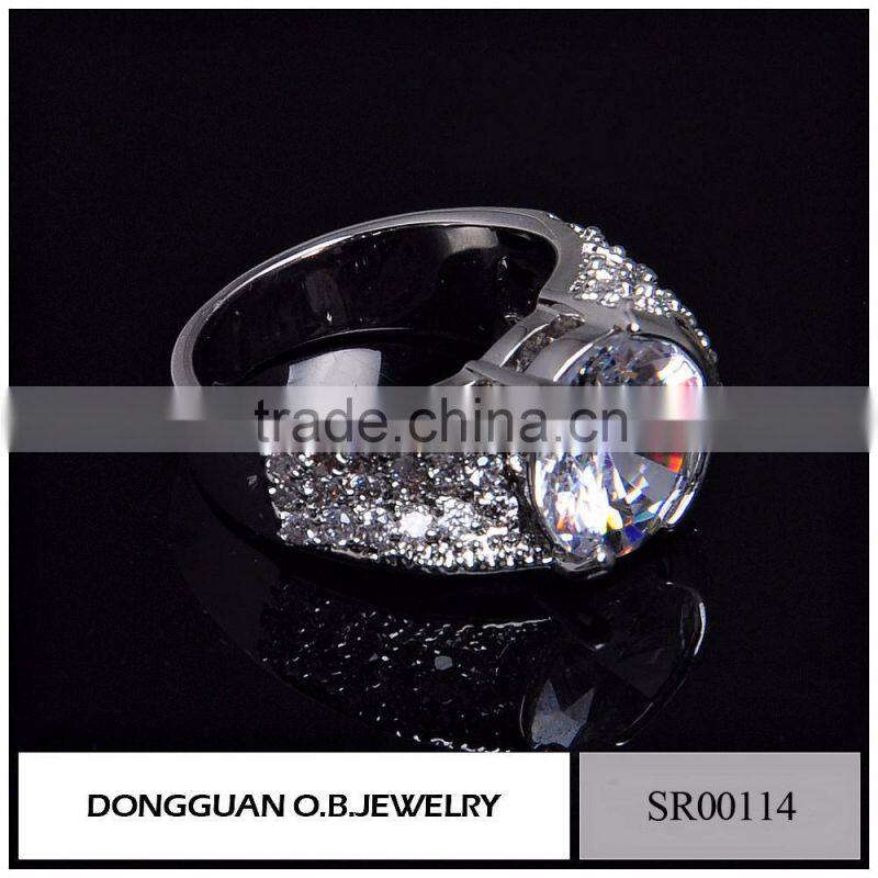 316l Stainless Steel Ring Butterfly Ring In Silver Jewelr With Colorful Cz