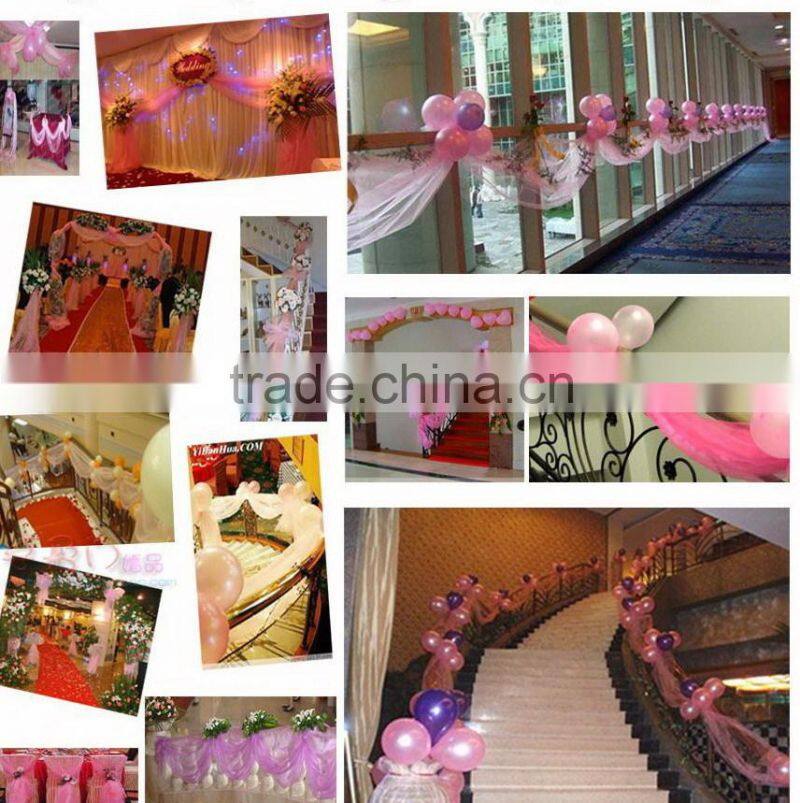 20*275cm In Stock Wedding Organza Cheap Wedding Chair Cover Sashes Sash Party Banquet Decoration Bow Colours
