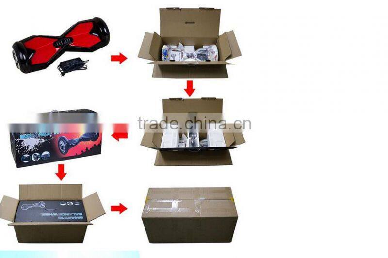 Pure color Smart lamborghini skateboard hover board 8 inchLED light two wheels self balancing scooter bluetooth