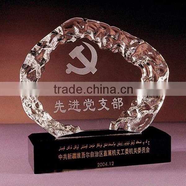 Transparent Crystal Iceberg for Crystal office Decoration