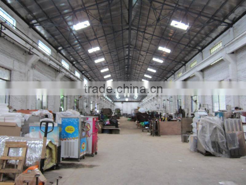 factory one flat round / square big pan fried ice cream machine with low price promotion before summer