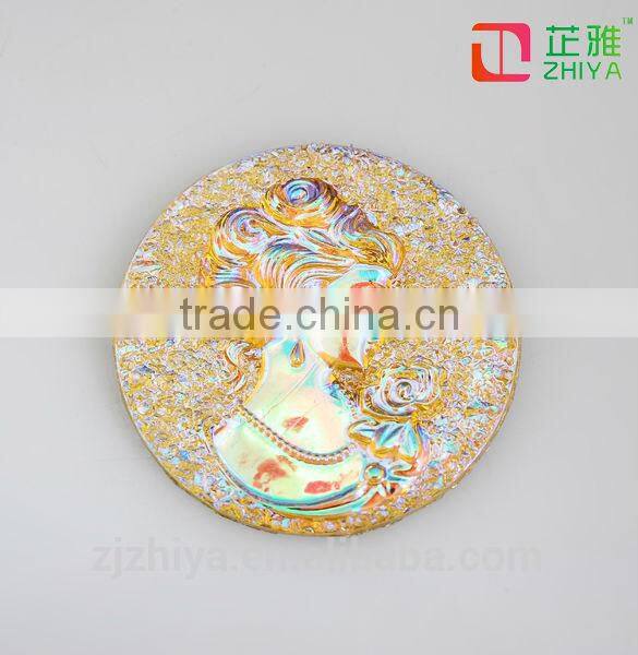 wholesale resin oval cameo embellishments for decoration