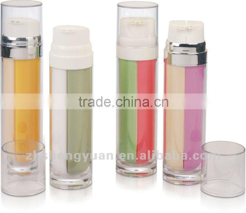 25ML Dual bottles for cosmetic package