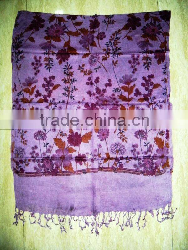 Stylish Yellow Shaded Scarf 2013