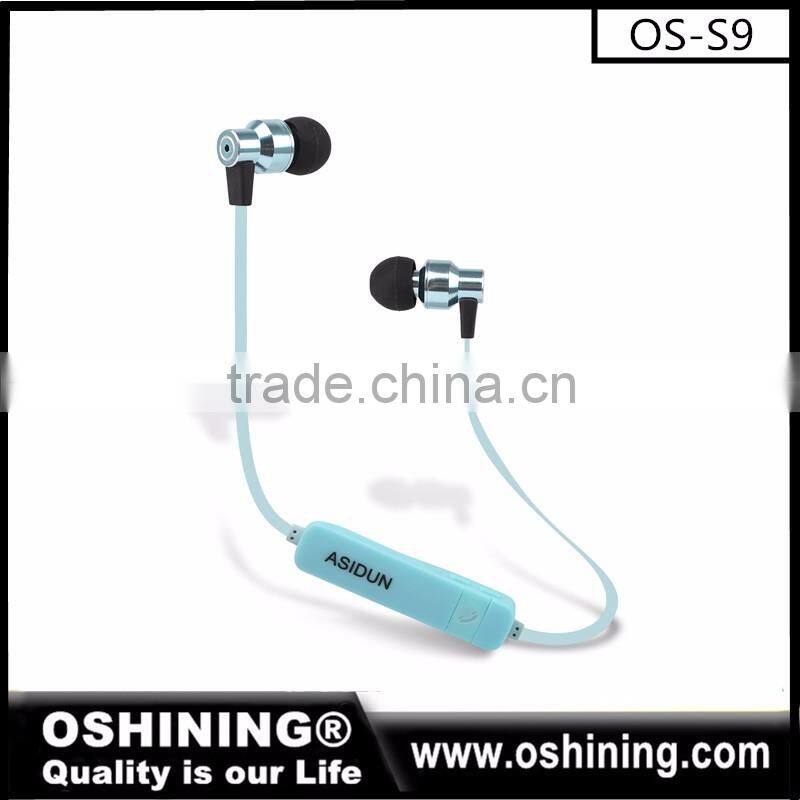 High quality noise cancelling sports bluetooth wireless earphones