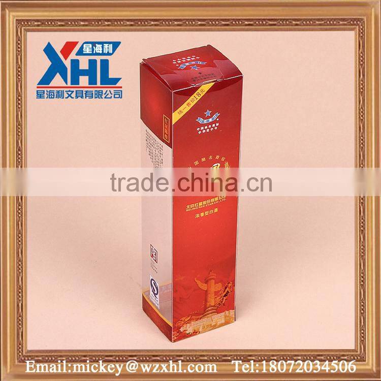 customized promotional box wine packaging box