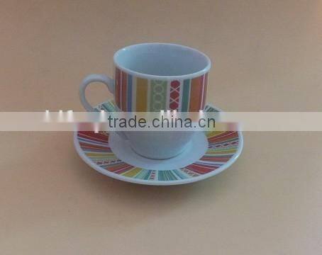 Turkish coffee and tea set ceramic tea cups and saucers sets porcelain cup and saucer