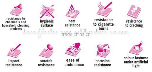 waterproof fire resistant phenolic hpl compact laminate / formica compact laminate hpl