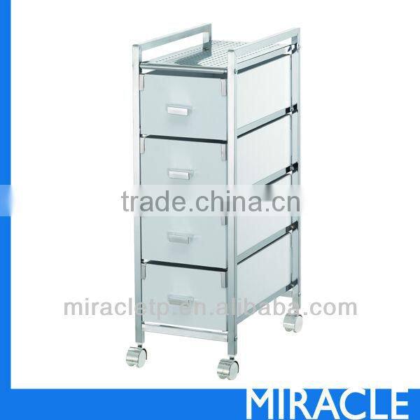 9 PP Plastic White Storage Drawers Cart Organizer