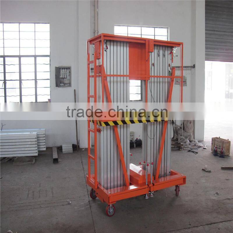 Single mast & double mast telescopic aluminum alloy lift table / Diesel foldable man lift aluminum ladders