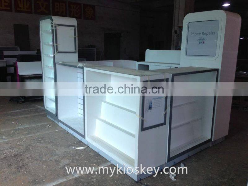 Hot sale phone cases kiosk, iphone cases display kiosk, phone cases kiosk design