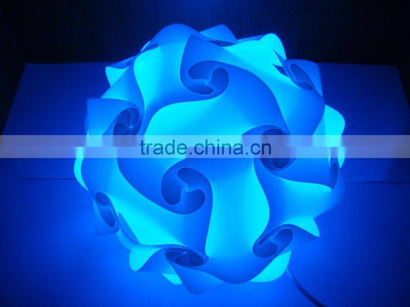 Modern Contemporary DIY Elements IQ Jigsaw Puzzle Lamp Shade Ceiling Pendant Lamp Ball Light Lighting