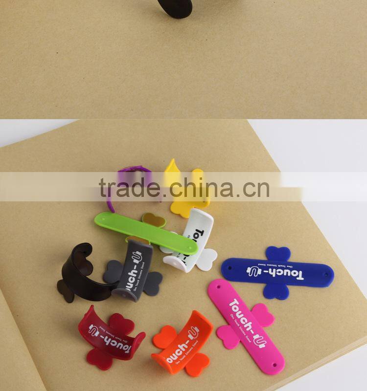 Touch-U One-touch Silicone Cell Phone Holder Stand for Mobile phone