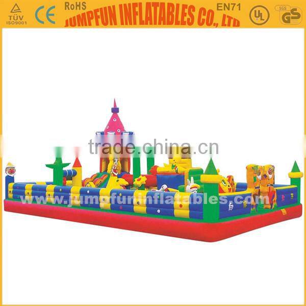 JFIP-183 INFLATABLE SLIDE AND OBSTACLE COURSE,CHILDREN PLAY ZONE INFLATABLE AIR BOUNCER/FUN CITY
