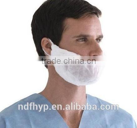 workshop white disposable beard cover