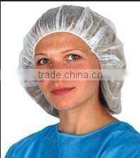 disposable bouffant nonwoven caps