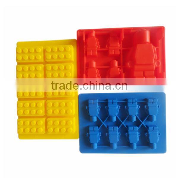 Hot Sale Silicone Building Bricks mold ,Building block mold and Minifigure mold