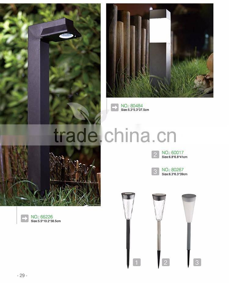 led the lamp Stainless Steel lawn light, solar garden lamp led, Mosaic Border outdoor lamp