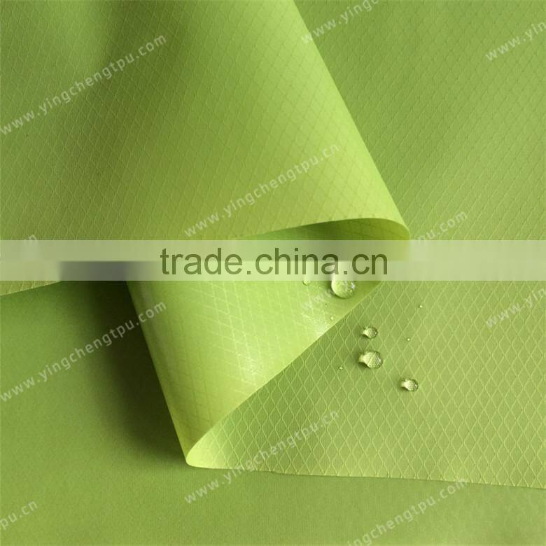 Dry Bag Material TPU Coated 40D Nylon Diamond Ripstop Fabric with Water Repellent