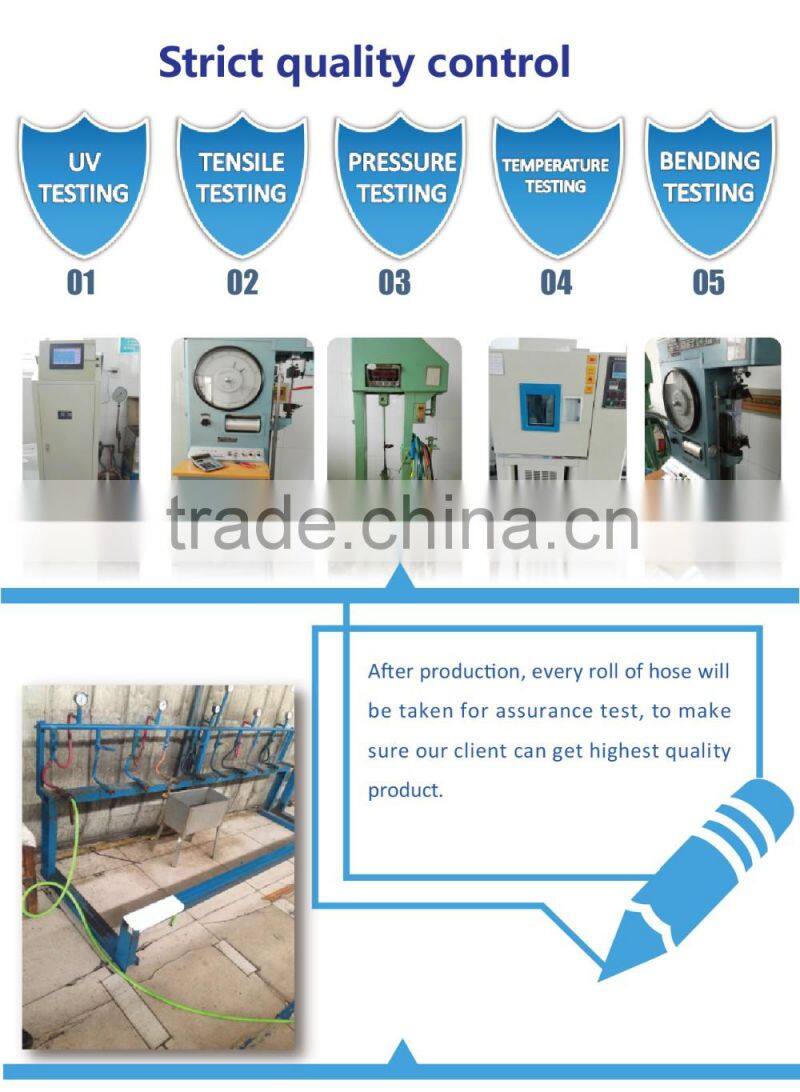 PVC Clear Wire Reinforced Poly Flexible Spring Hose