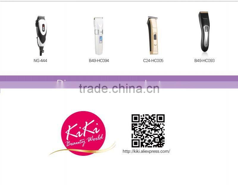Rechargeable waterproof Hair Clipper.Zinc-plated titanium.NI-MH battery.professional.Hair Trimmer. ceramic blade
