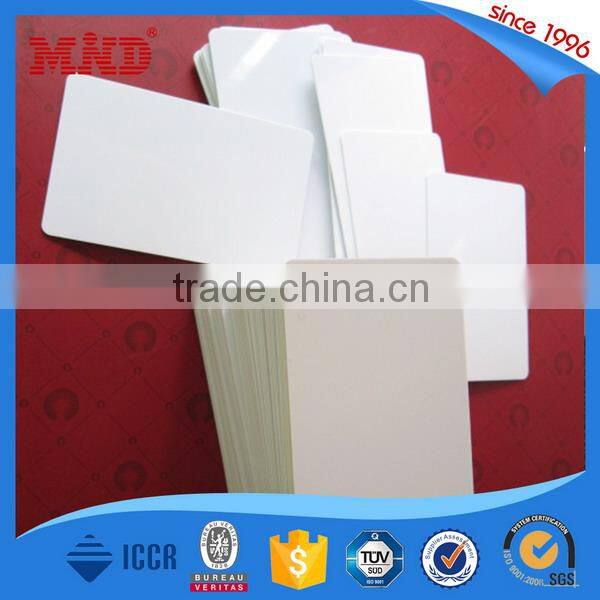 MDI153 custom inkjet printable plain pvc id cards for epson printer