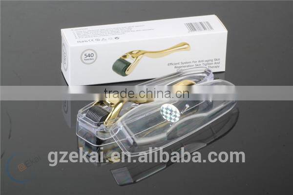 Best Titanium 540 needles derma roller for skin rejuvenation and scar removal