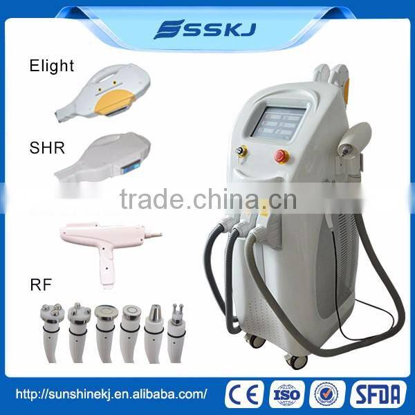 Hot selling imported lamp 1-10hz elight super hair removal shr ipl machine
