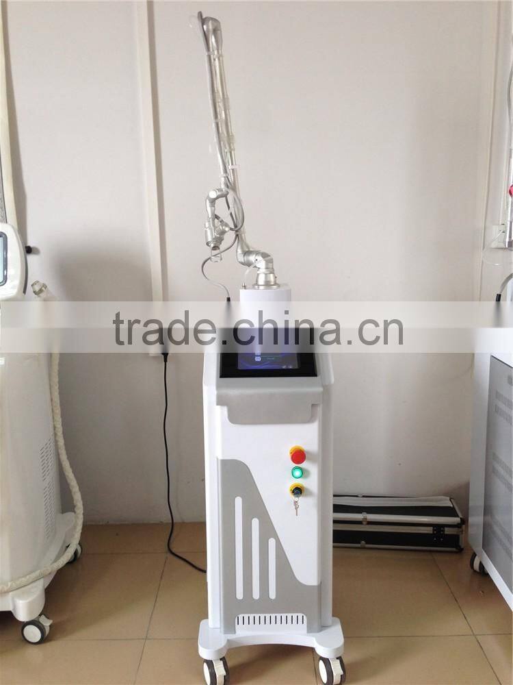 New designed scar removal vertical co2 fractional/co2 laser portable salon