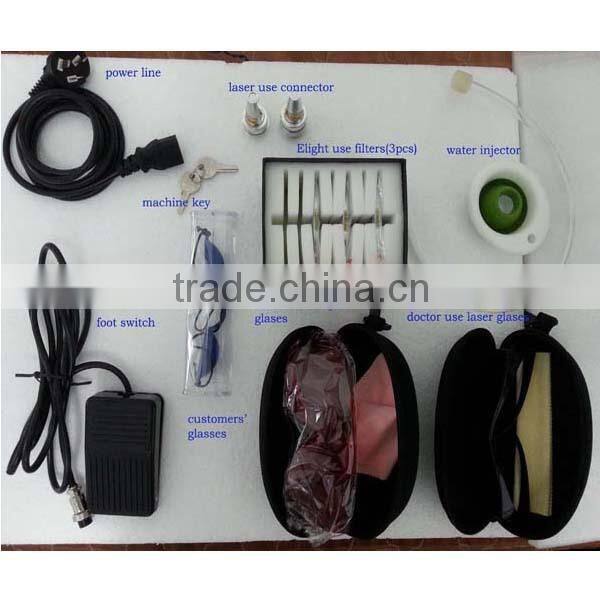 Yes Q-Switch laser e light ipl machine