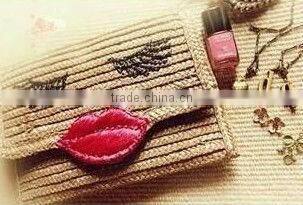 lady bag,straw bag,wheat-straw bag