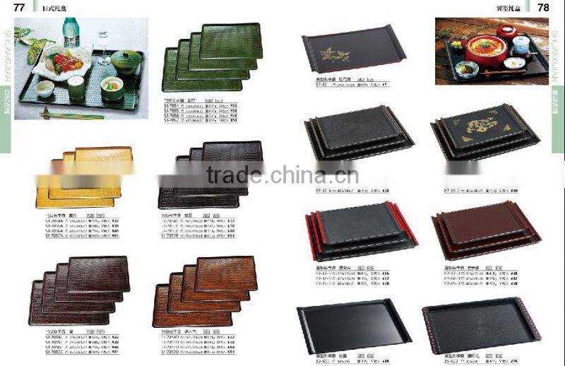 Japanese style plastic rectangular food container