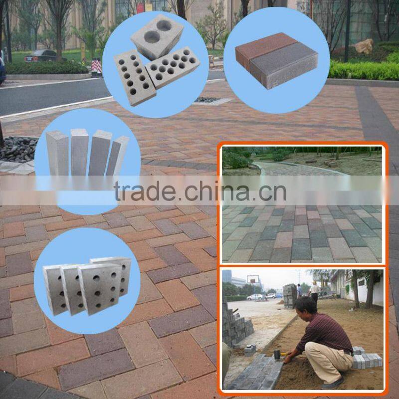 Building Material Making Machinery full automatic easy operate low cost brick making machine with 600tons mechanical pressure