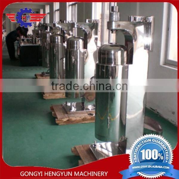 Centrifuge machine into processing olive oil and water filtering