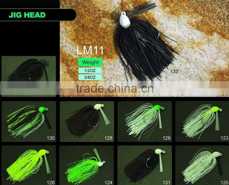 Lead fishing lure fishing rubber jig