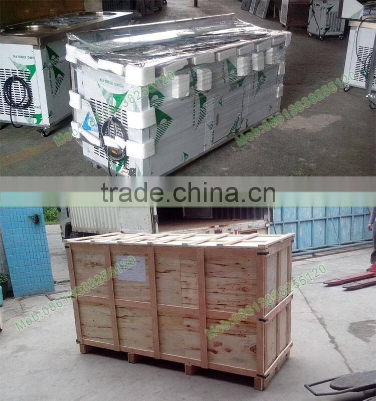 Cold Stone Marble Slab Top Fry Ice Cream Machine / Fried Ice Cream