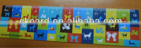 Student gifts PVC ruler with custom design