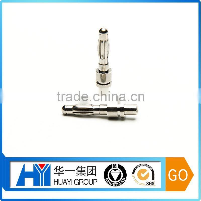 Custom 2/3.5/4/6mm male and female banana plugs socket metal fabrication service