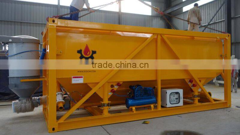 25 tons horizontal cement silo