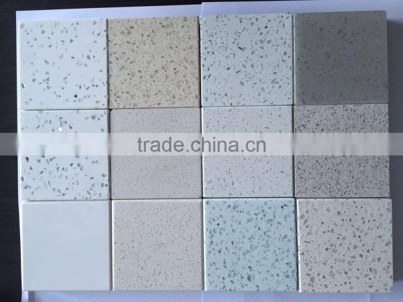 cheap artificial quartz stone floor tiles