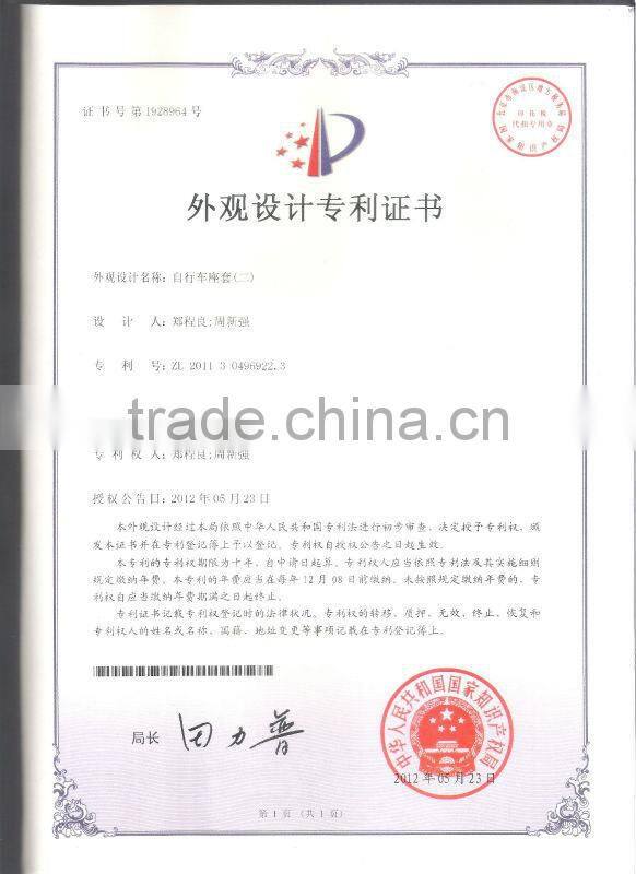 waterproof thin bike seat covers with pocket made by hothome ningbo china