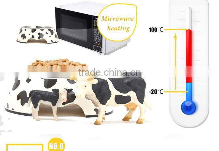 For Amazon and eBay stores Melamine stainless steel paw print pet bowl dog bowl