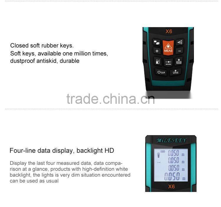 2016 New Laser Measuring Distance Measurement Mini Digital Multimeter Laser Meter Laser Tape Measure Meter