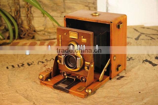 Antique fine art classic iron camera model