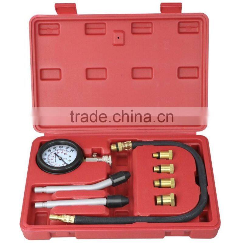 Petrol Engine Compression Tester Kit Set For Automotives and Motorcycles